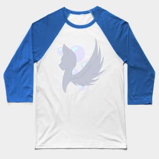 Silhouette - Derpy Hooves Baseball T-Shirt